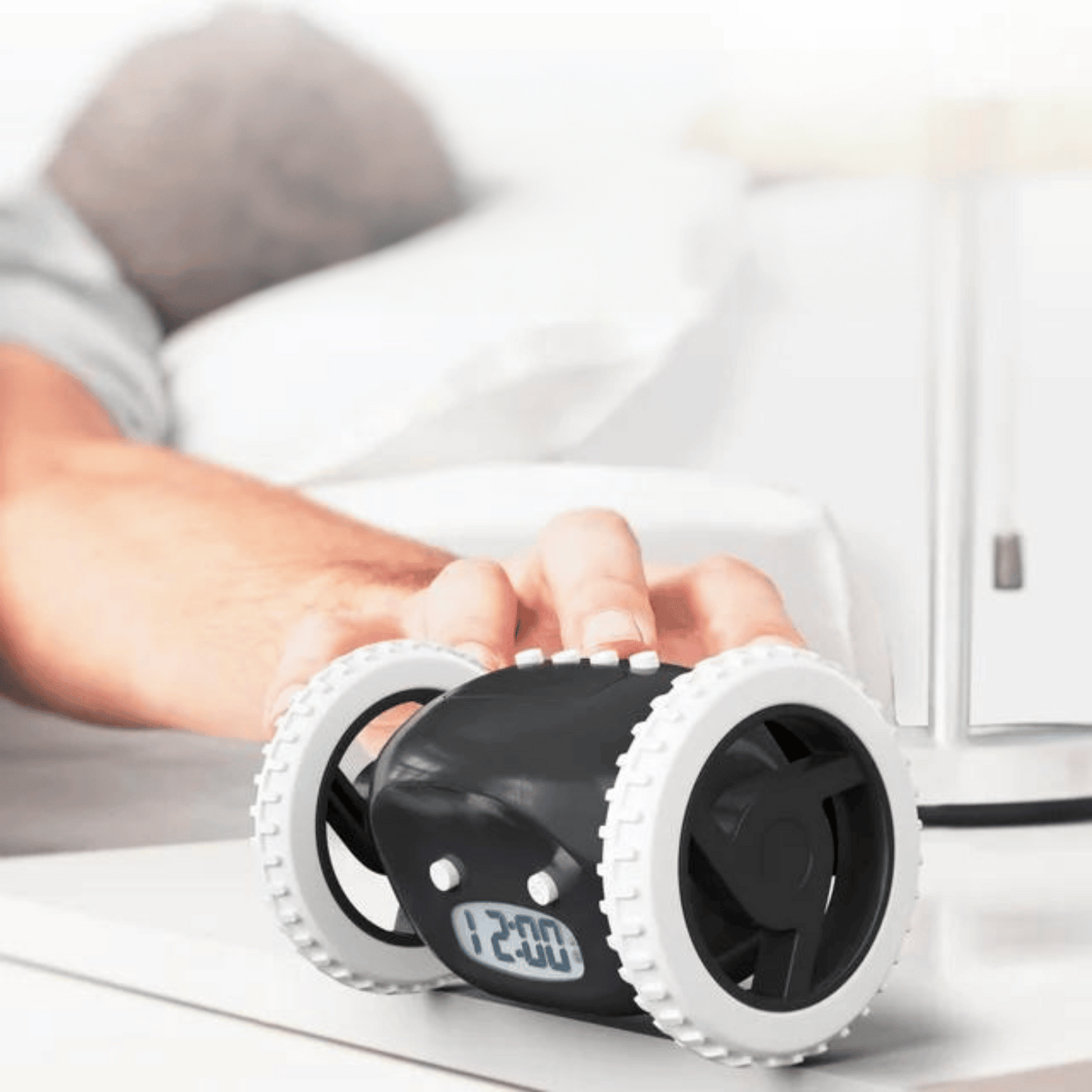 LED Lazy Alarm Clock